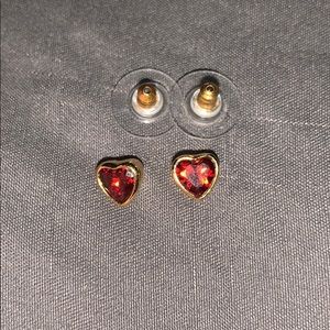 Kate Spade heart shaped earrings
